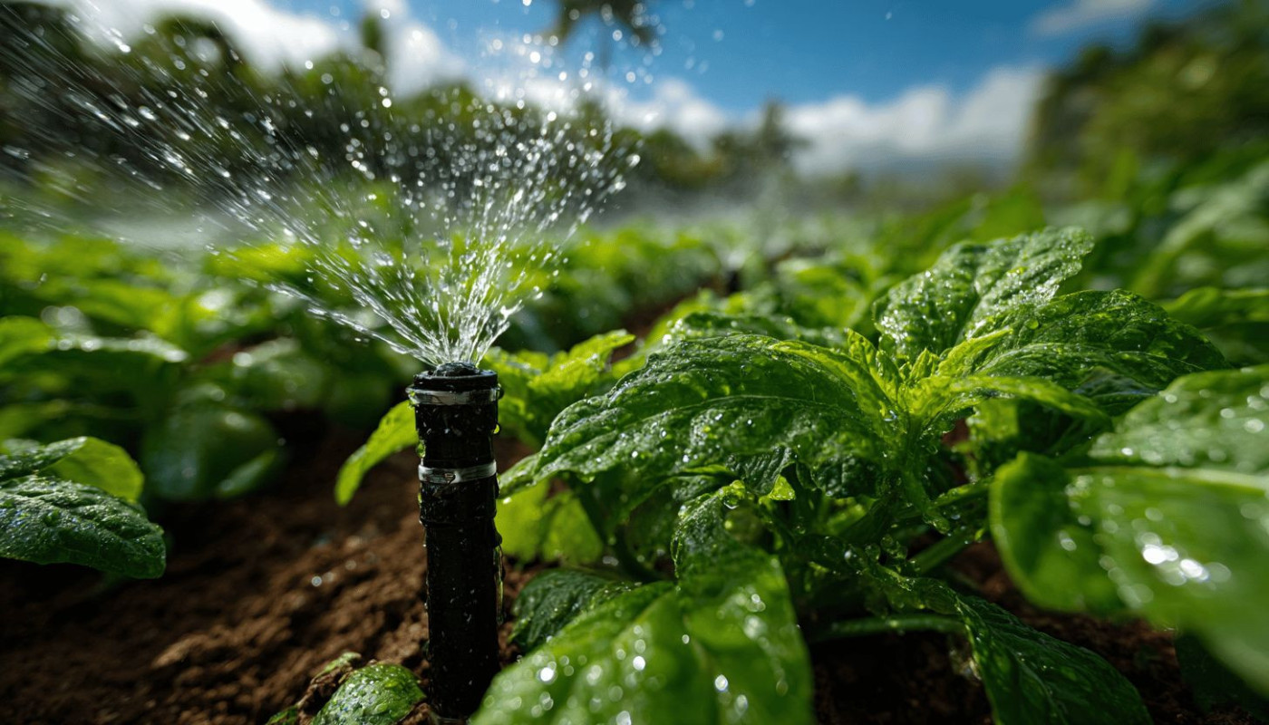 Installation d'un système d'irrigation goutte-à-goutte pour un jardinage efficace et économe en eau