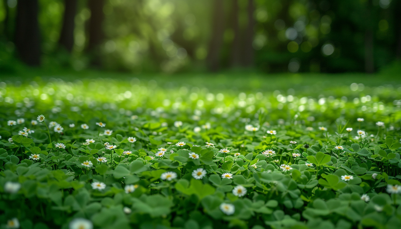 Les plantes compagnes bénéfiques pour un gazon luxuriant