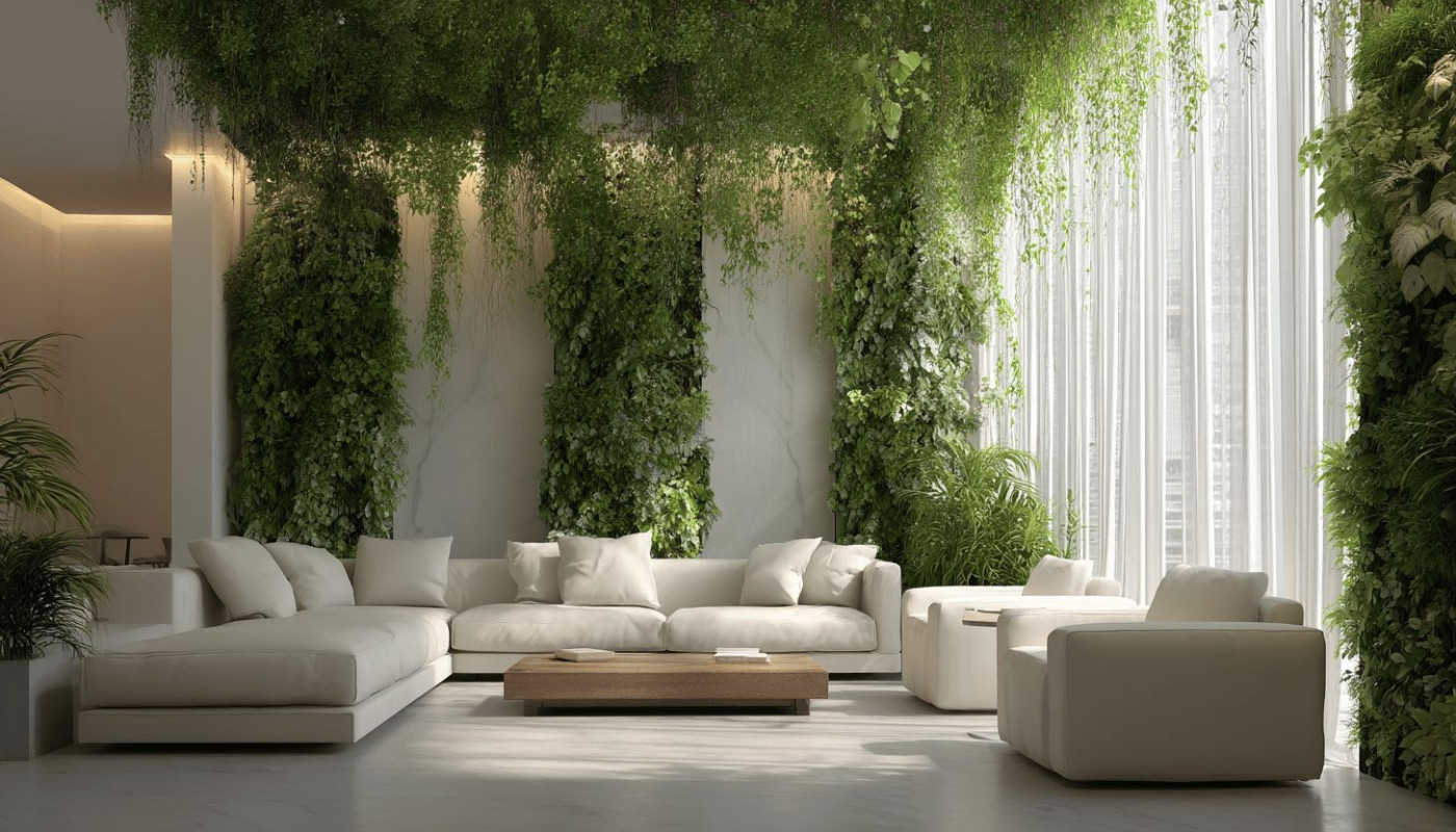 Mur végétal intérieur purifiez votre air avec style